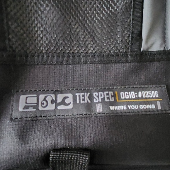 OGIO Tek Spec 03506 Briefcase Messenger Bag Laptop Padded Bottom Black Strap - Picture 9 of 16